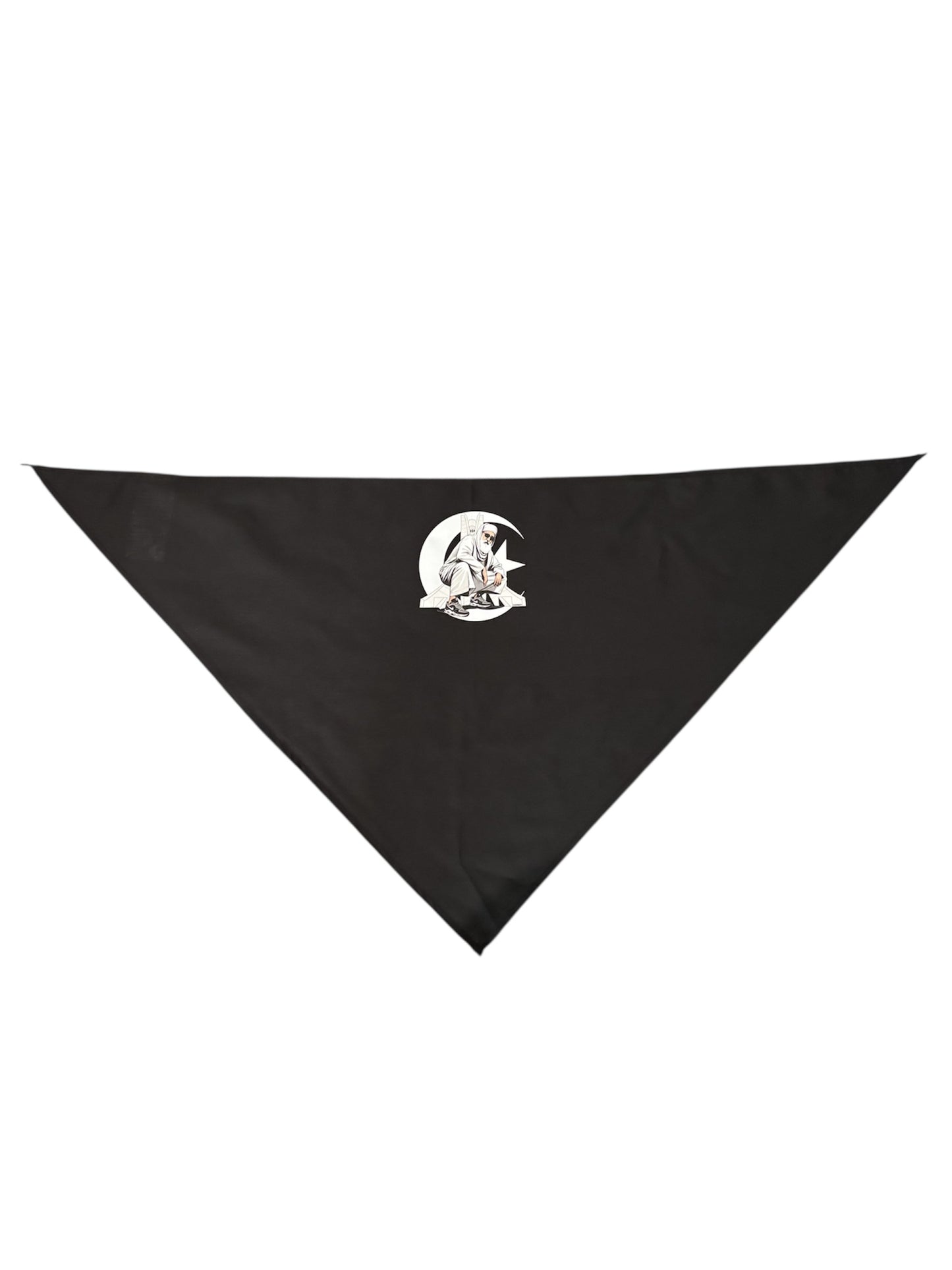 Bandana Algérie 80% polyester / 20% coton. Finition bords roulés.
58 cm .