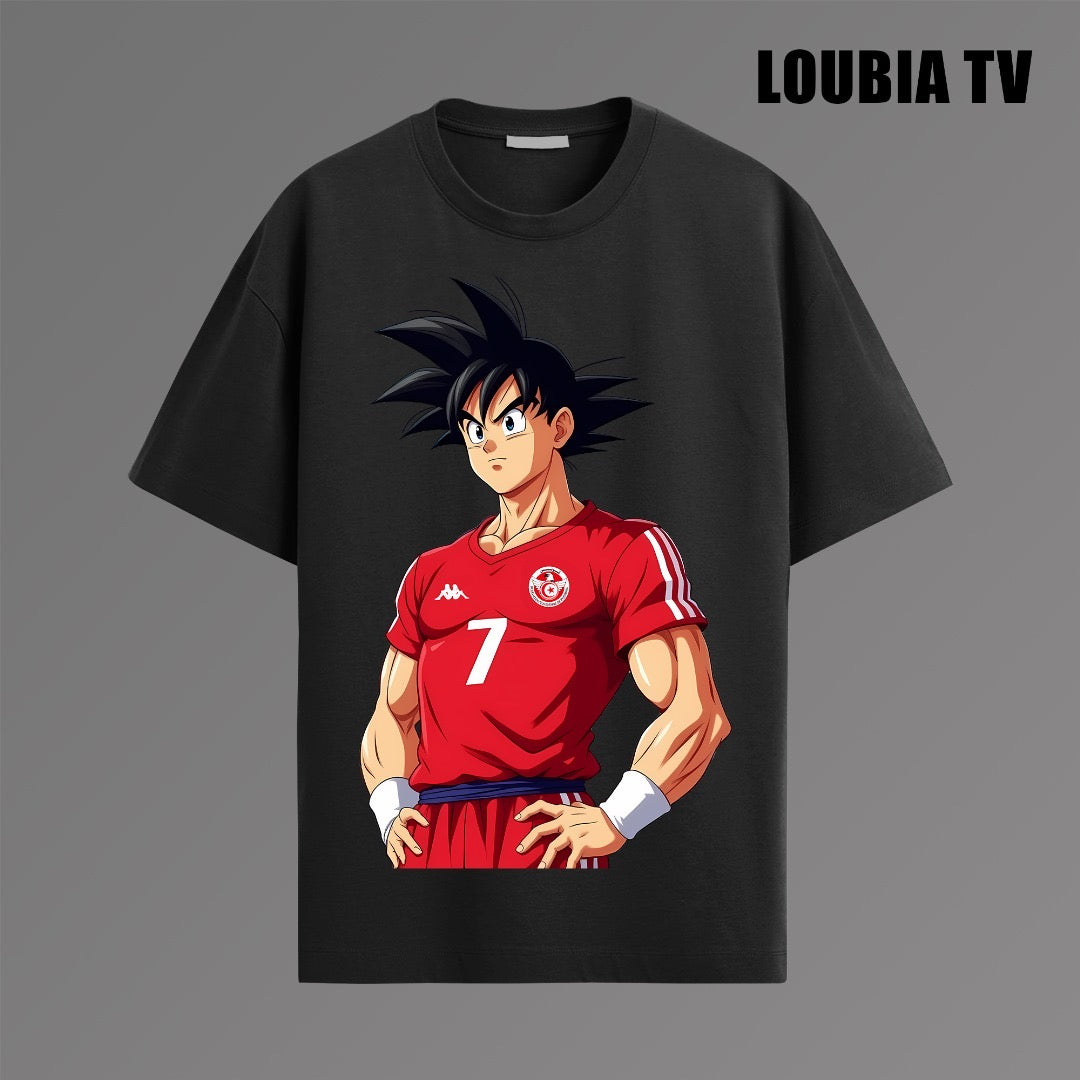 NOUVEAUTÉ Tee - shirt TUNISIE X SAN GOKU manches courtes